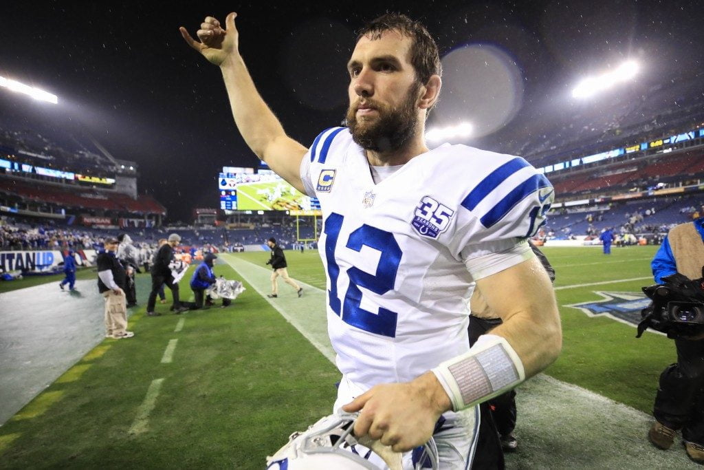 muito obrigado número 12, muito obrigado andrew luck