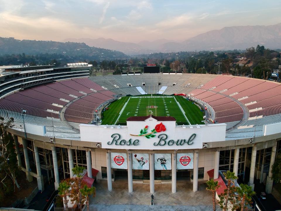 A grande tigela de rosas. Que estádio ímpar!