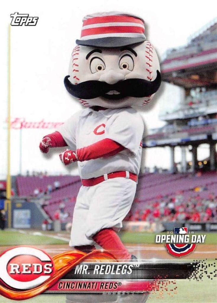 Card do Mr. Redlegs para a Temporada de 2018.