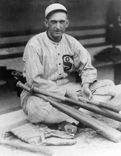 Um ídolo vindicado: "Shoeless" Joe Jackson.