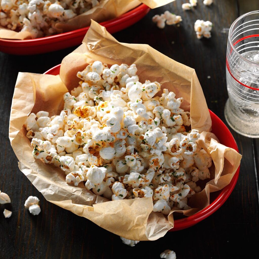 Num ballpark sempre terá uma pipoquinha, mas uma Nacho Popcorn, só em casa mesmo.