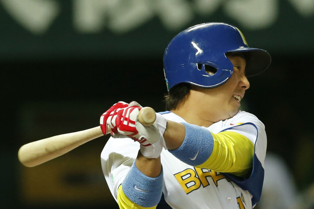 Daniel Yuchi Matsumoto no World Baseball Classic de 2013, no jogo contra Cuba.